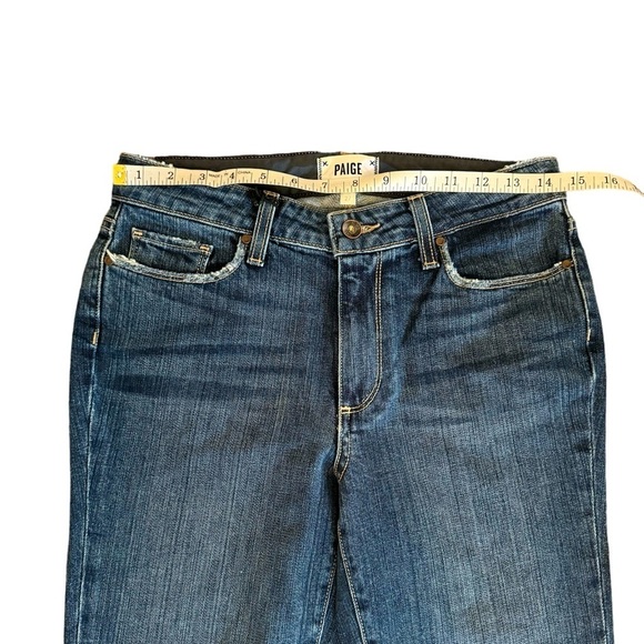 PAIGE Jacqueline Straight Crop Elle Reve High Rise Jeans. Tags no longer on. - Picture 9 of 13